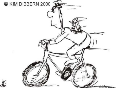 Der Wimmerbcker fhrt Rad